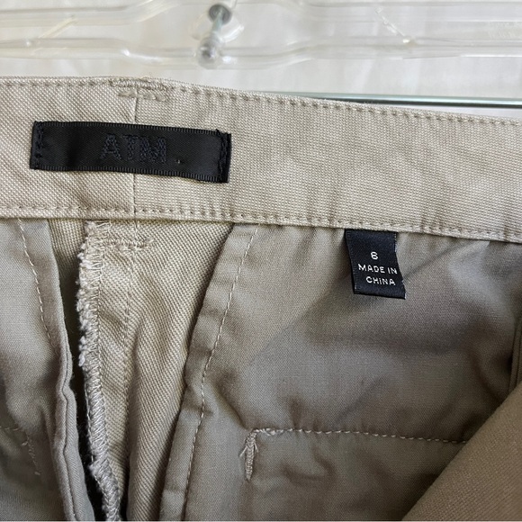 ATM Anthony Thomas Melillo Cropped Boyfriend Wide Leg Capri grey, size 6 - Picture 5 of 11